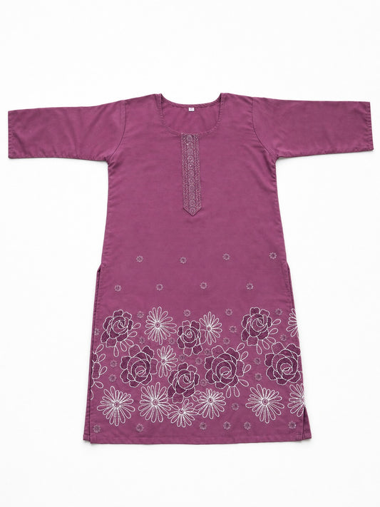Deep Magenta-Purple Mulberi Kurti