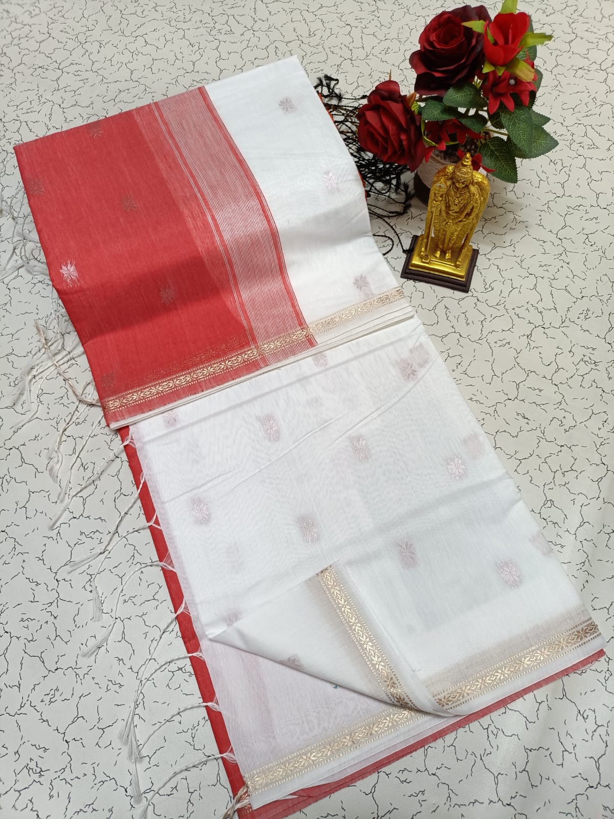 🦚 *Maheswari Silk Cotton Saree* 🦚