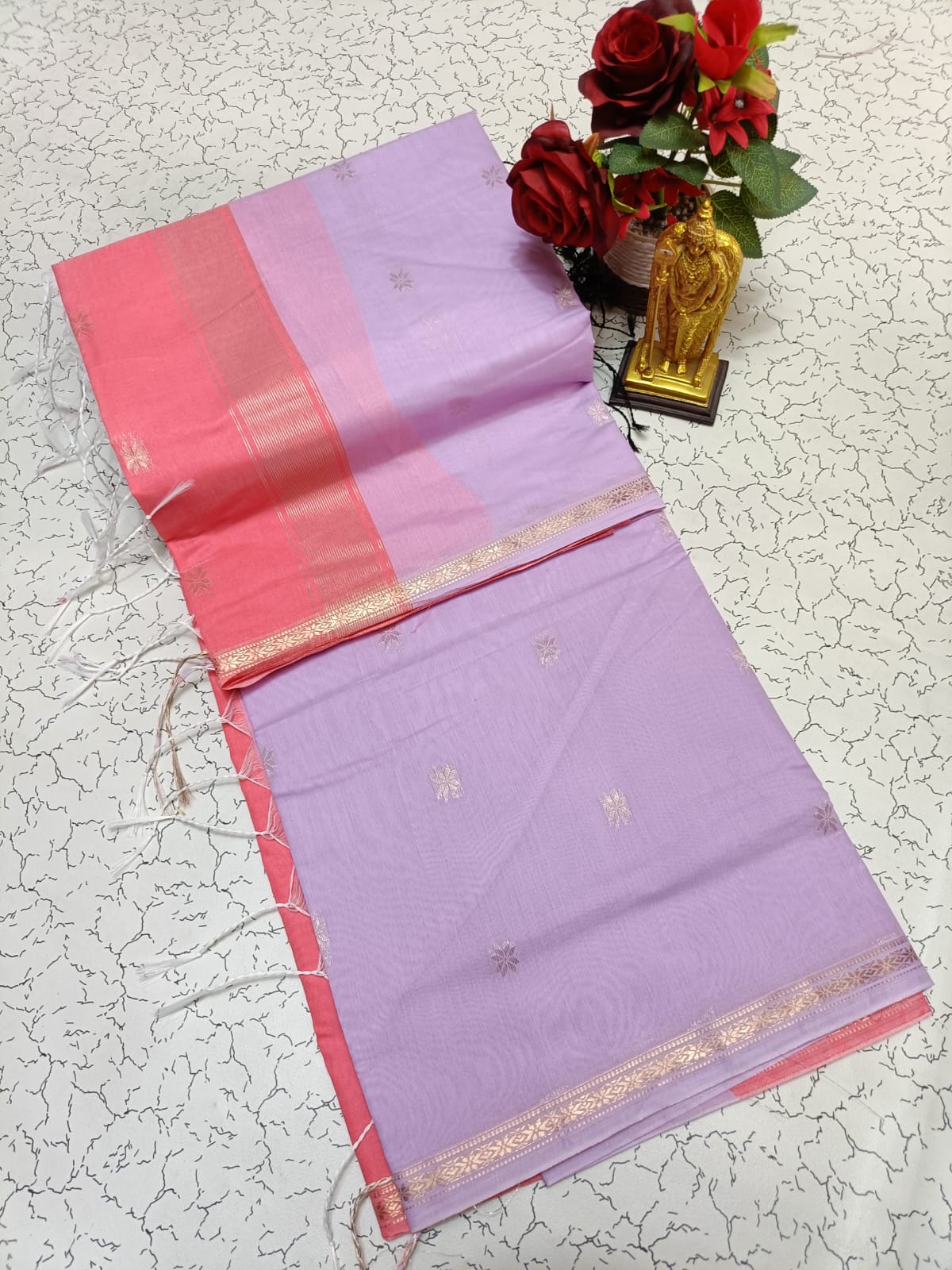 🦚 *Maheswari Silk Cotton Saree* 🦚