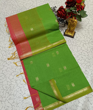 🦚 *Maheswari Silk Cotton Saree* 🦚