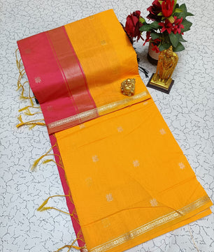 🦚 *Maheswari Silk Cotton Saree* 🦚