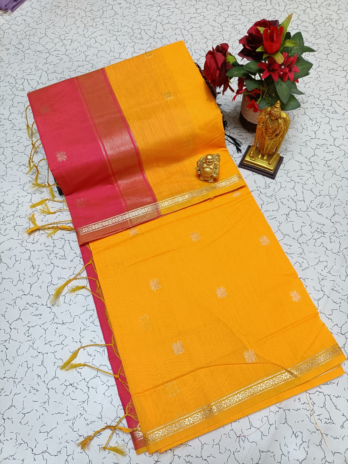 🦚 *Maheswari Silk Cotton Saree* 🦚