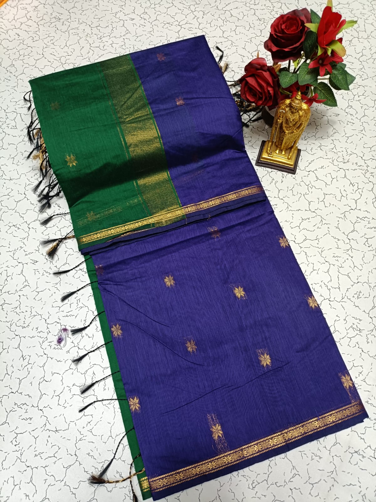 🦚 *Maheswari Silk Cotton Saree* 🦚