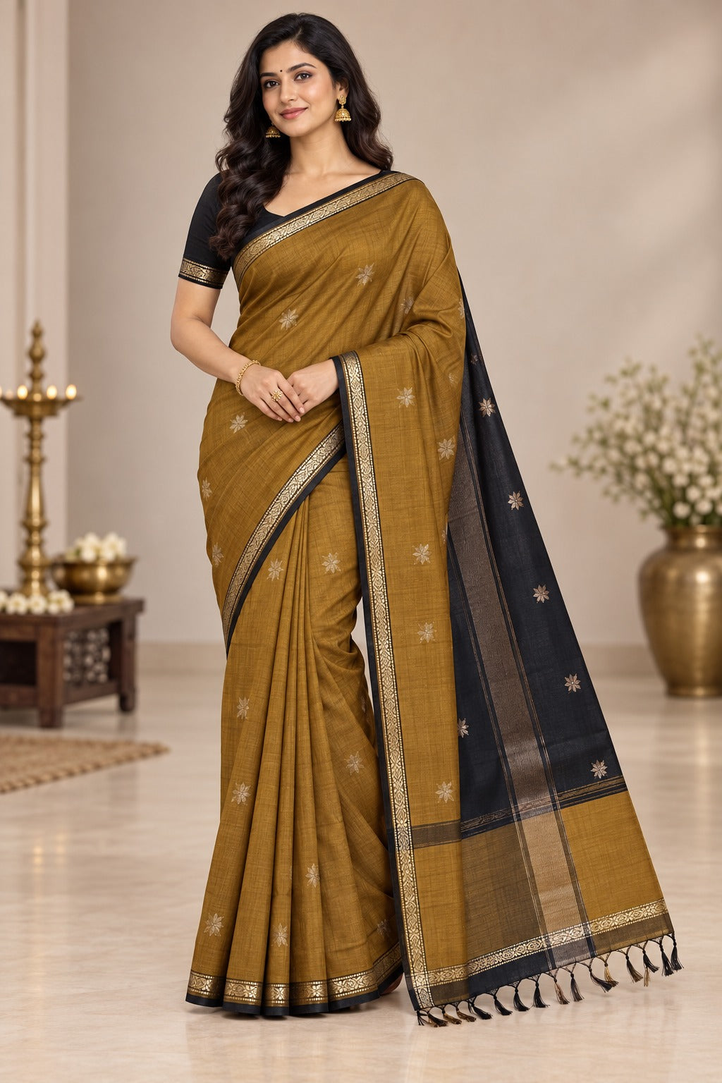 🦚 *Maheswari Silk Cotton Saree* 🦚