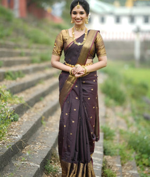 *Banarasi Semi-Katan Semi-Silk Saree*