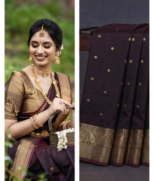*Banarasi Semi-Katan Semi-Silk Saree*