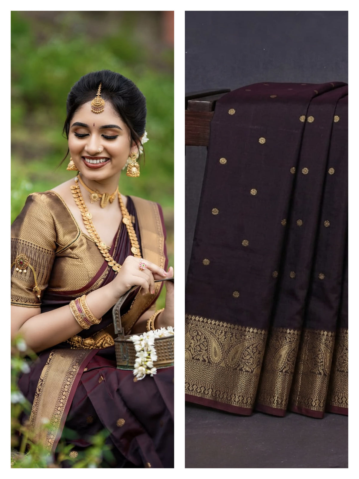 *Banarasi Semi-Katan Semi-Silk Saree*
