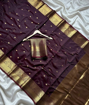 *Banarasi Semi-Katan Semi-Silk Saree*
