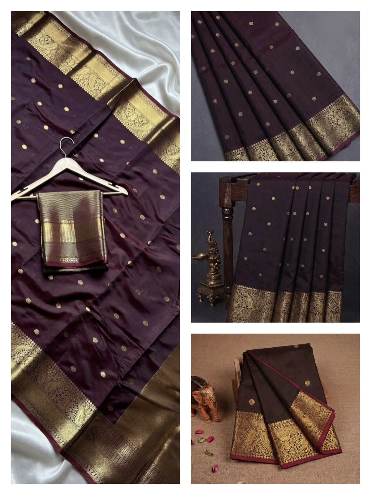 *Banarasi Semi-Katan Semi-Silk Saree*