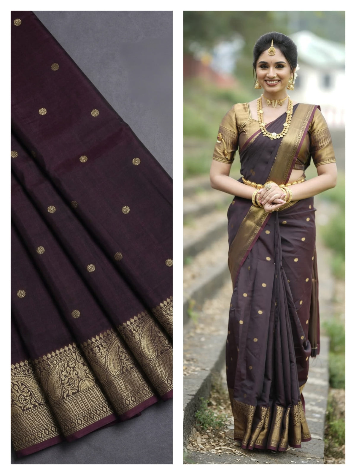 *Banarasi Semi-Katan Semi-Silk Saree*