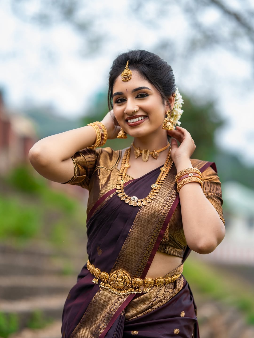 *Banarasi Semi-Katan Semi-Silk Saree*