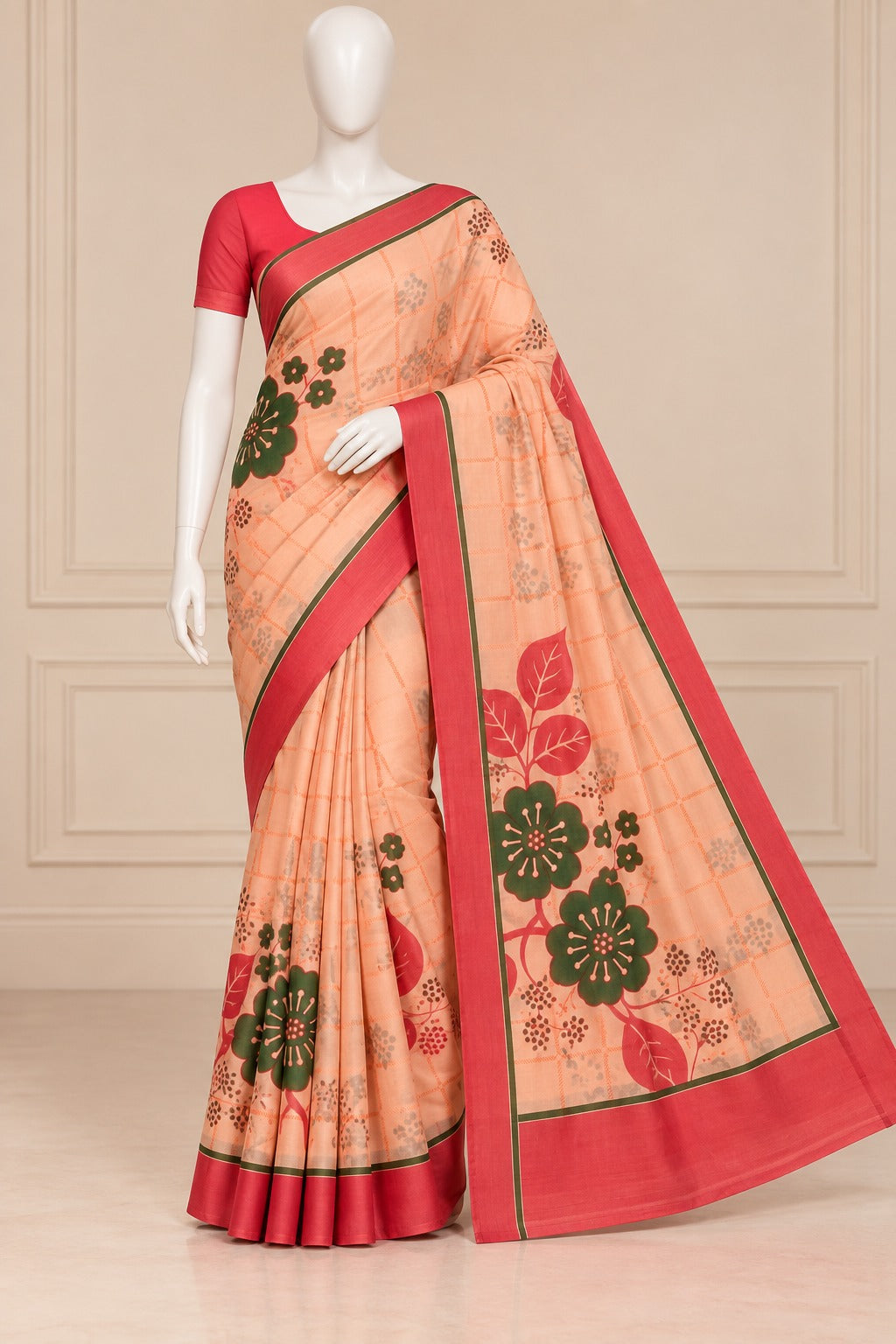 Complimentary Saree with Banarasi Silk Saree