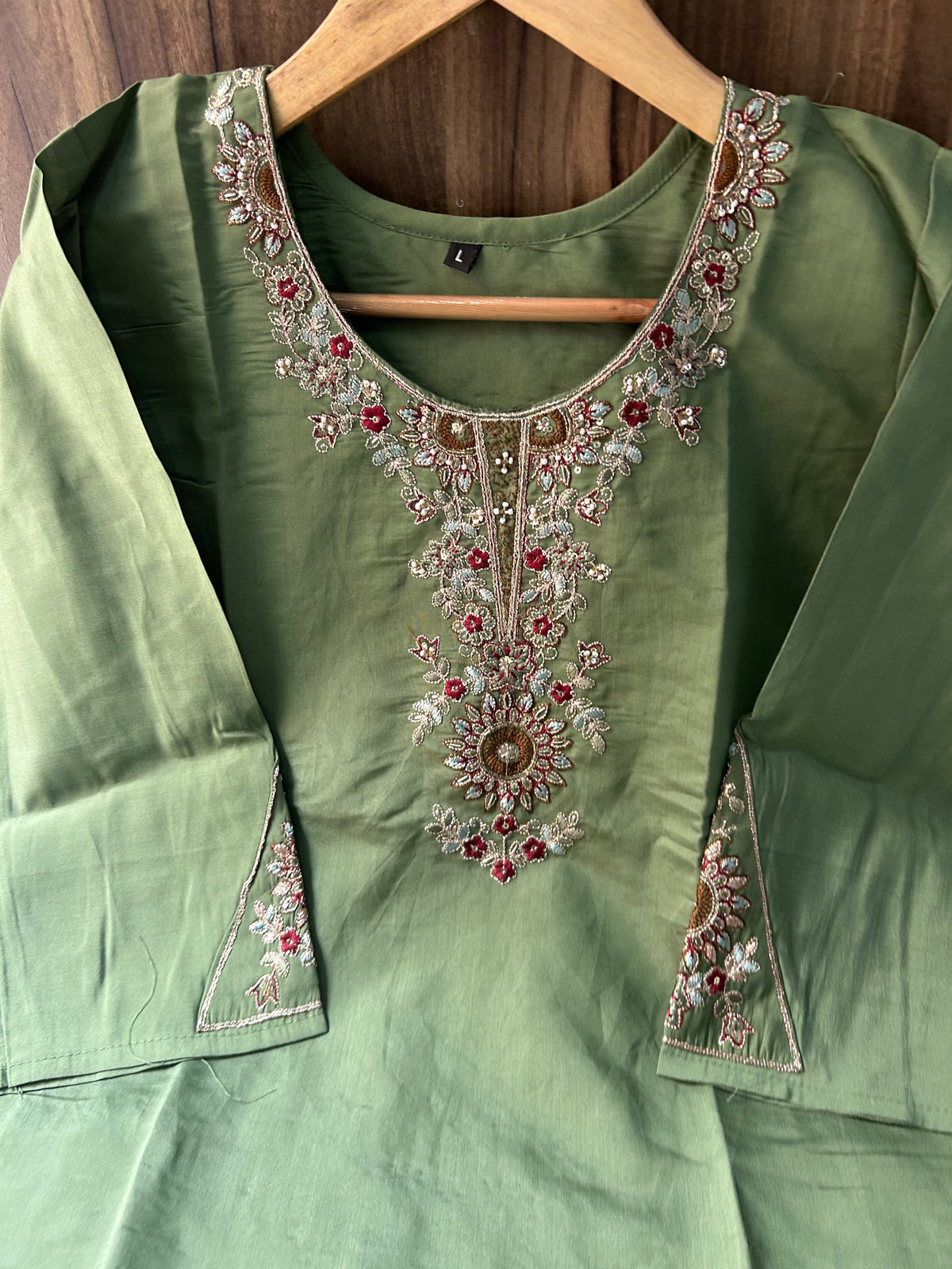 Elegant 3-Piece Chanderi Silk Set