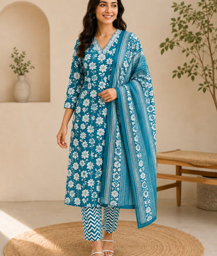 Royal Blue Elegance 3-Piece Suit