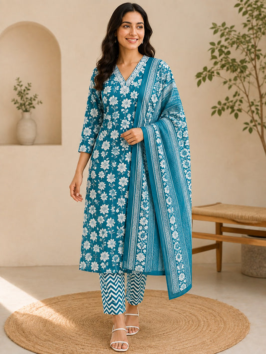 Royal Blue Elegance 3-Piece Suit