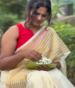 Swarnarekha Mul Cotton Saree