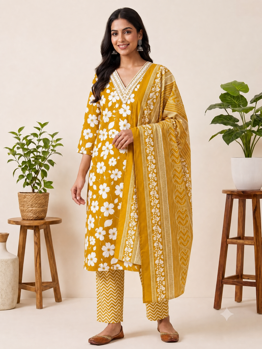Mustard yellow  Grace 3-Piece Suit ☀️💛
